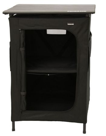 Meuble rangement pliant Gris/Noir