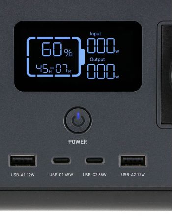 Station d'énergie pour panneaux solaires face avant