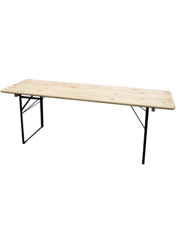 Table brasserie Bavière - Piètement cornière - Noir