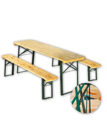 Ensemble brasserie Bavière - Piètement cornière