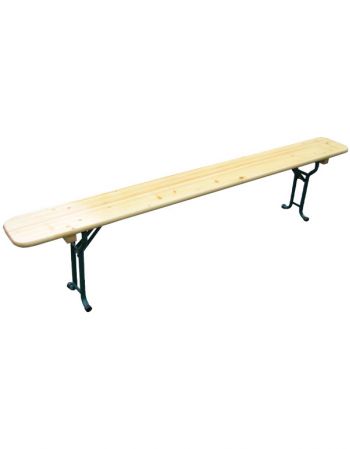 Banc brasserie Tolède - Piètement tube acier