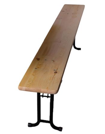 Banc brasserie Tolède - Piètement tube acier - Noir