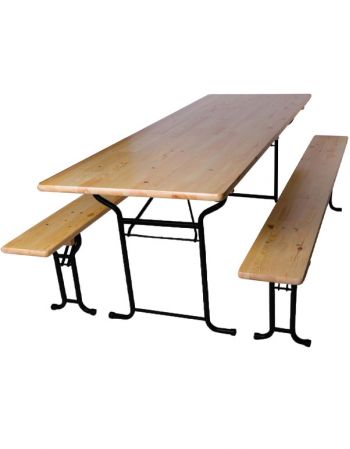 Ensemble brasserie Tolède - Piètement tube acier - Noir