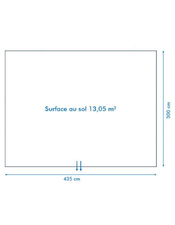 Tente activité Carbet Cantine PVC M2