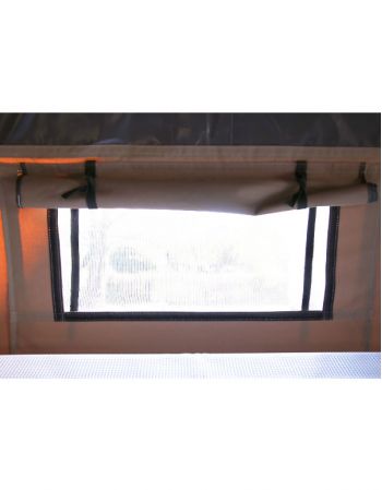 Grande tente dortoir Esterel - Volet intérieur ouvert