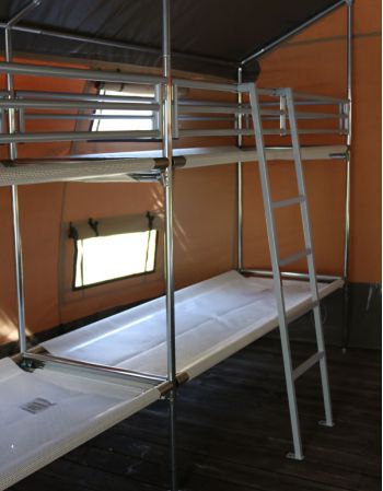 Grande tente dortoir Esterel - Couchettes