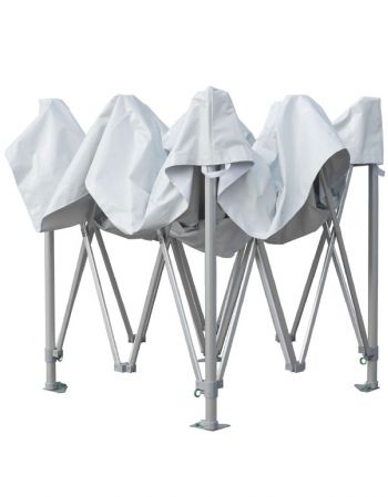 Armature barnum pliant Plume Luxe 3x3 - semi fermée avec toile