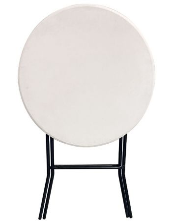 Mange-debout pliant Ø 80 cm gris clair