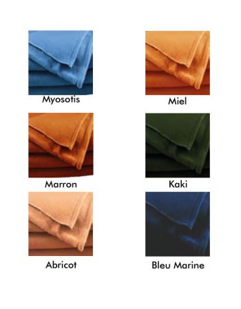 Couverture tissée non feu - 400g/m² - Nuancier