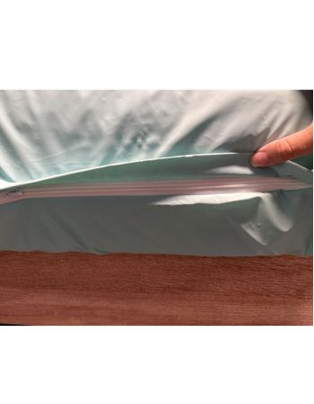 Housse intégrale de matelas non feu imperméable - Lèvre de protection