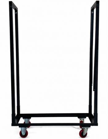 Chariot de transport 50 chaises pliantes VESTA et PALME avec freins
