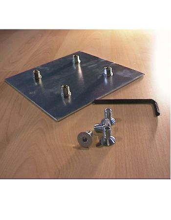 Piste de danse modulable démontable décor parquet bois professionnelle - platine et vis
