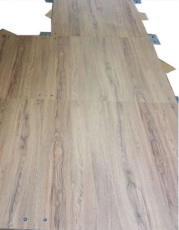 Piste de danse modulable démontable décor parquet bois professionnelle - montage