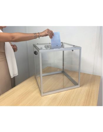 Urne électorale transparente sécurisée - situation