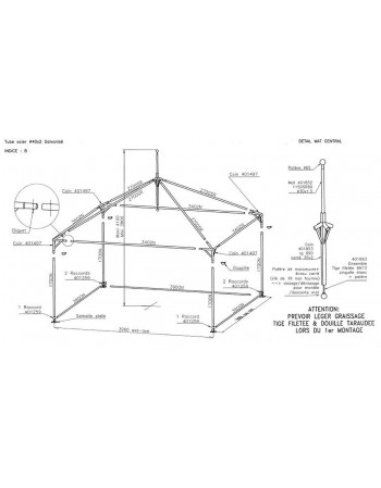 Stand Pagode 4x4 Complet