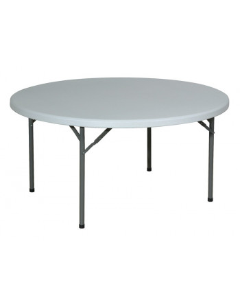 Table ronde pliante polyéthylène Ø 122 cm
