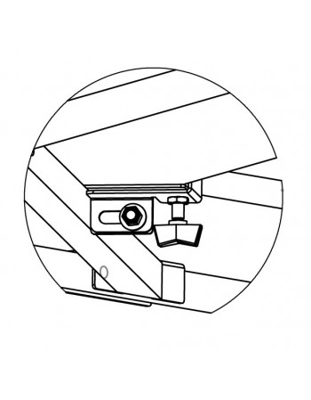 Stand buvette hexagonal
