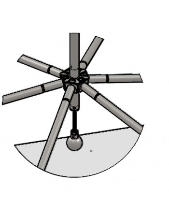 Stand buvette hexagonal