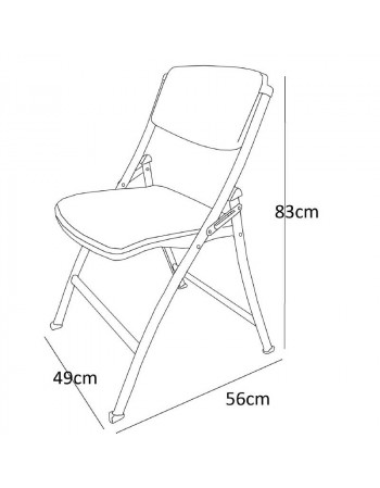 Chaise pliante polypropylène Polyclass