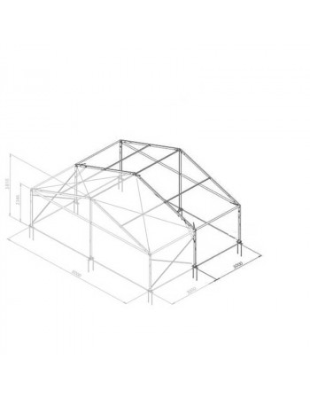 Additif structure alu 8mx3m tension par barre