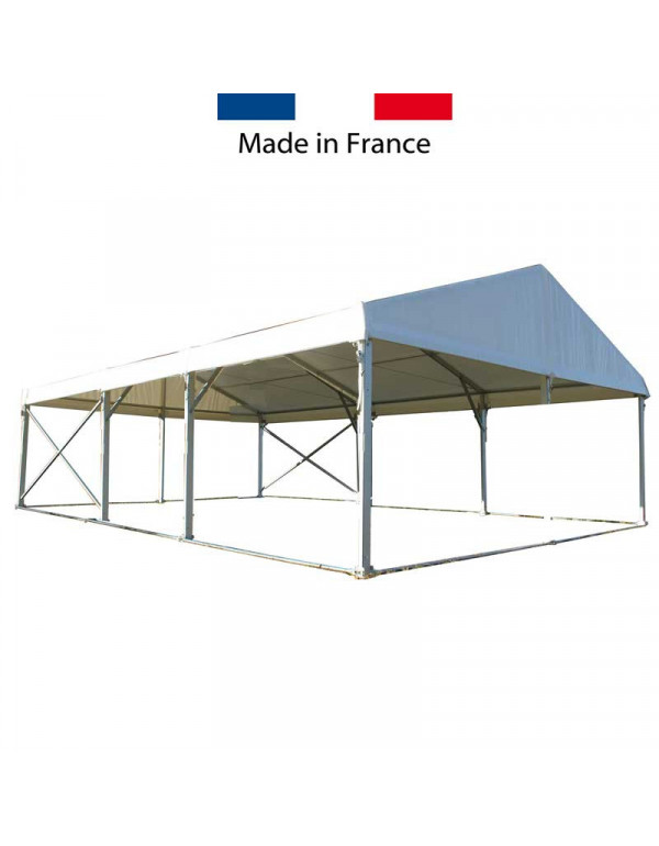 Tente Pavillon Tente de réception Construction en acier Résistant à la  corrosion 3x3m Bleu