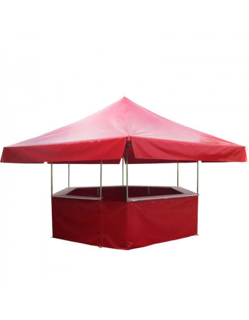 Stand buvette hexagonal