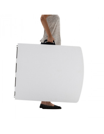 Table rectangulaire pliante pliage central polyéthylène 180cm