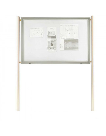 Vitrine sur poteau extérieure