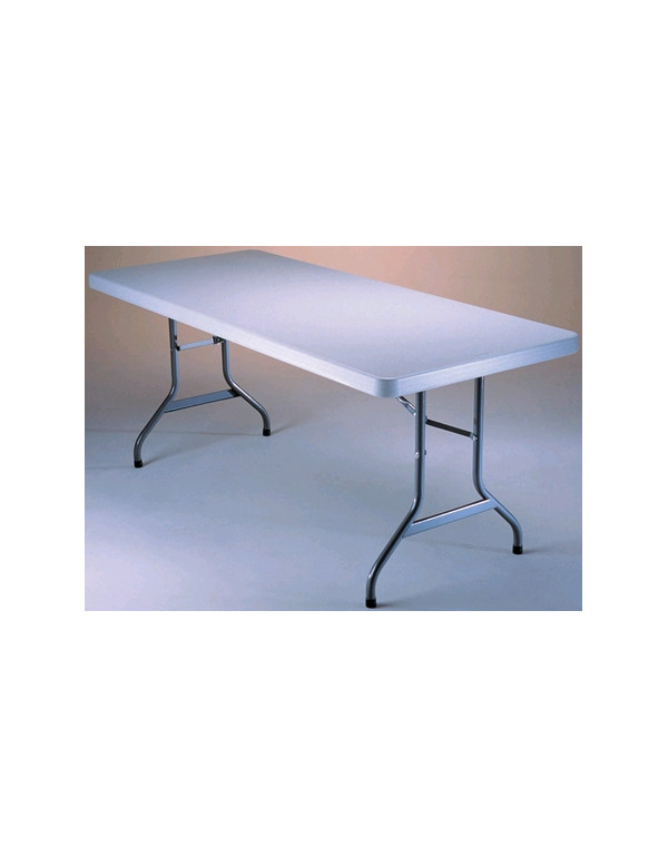 Table pliante 240 cm en polyéthylène haute densité