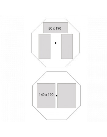 Tente tipi camping - Gobi 8