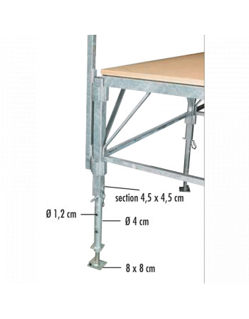 Podium modulable multiplis