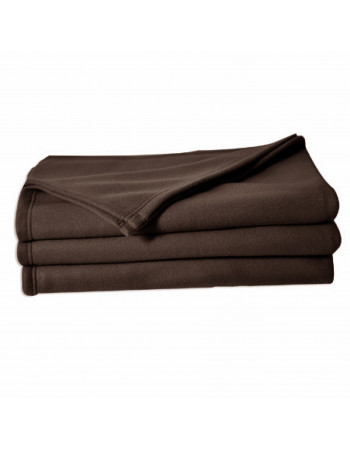 Couverture Polaire FIRST 150 x 220 cm 250g/m²-chocolat