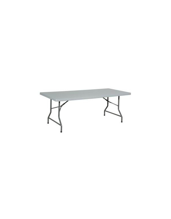 Table pliante 240 cm en polyéthylène haute densité