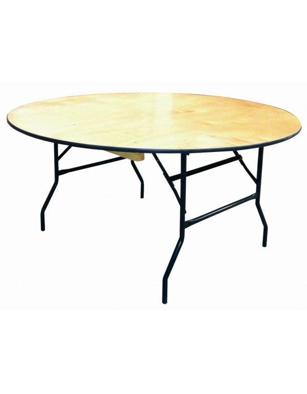 Table traiteur ronde Ø 152 cm (8 personnes)