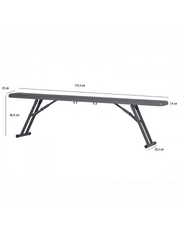 Banc polyéthylène 175 cm