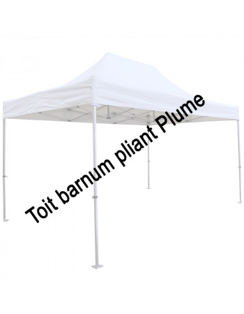 Toit barnum pliant Plume 3 x 4,5 m