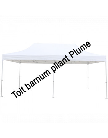 Toit barnum pliant Plume 3 x 6 m