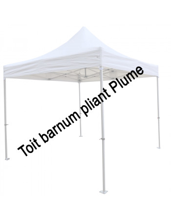 Toit barnum pliant Plume 3 x 3 m