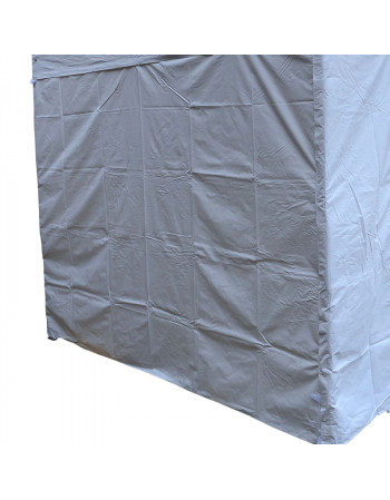 Rideau plein 4.5m pour barnum pliant Pro blanc
