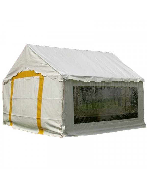 Toit de tente de réception 3x3 m Beige 270 g/m²