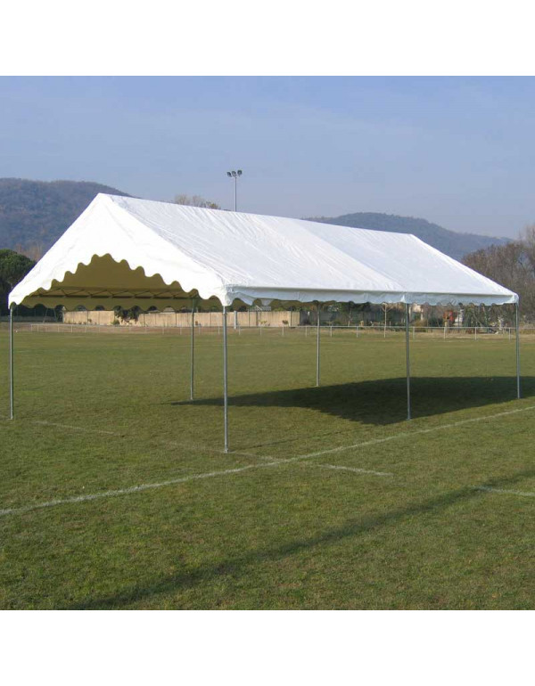 Tente de réception 5x8 - 40 m² - toit + armature