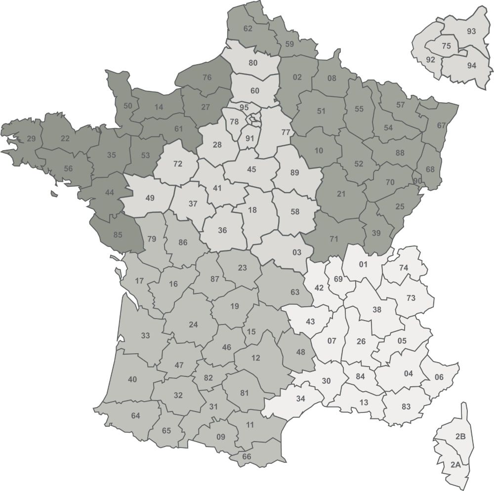 Répartition géographique des commerciaux